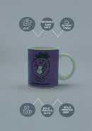 Little Miss Naughty Mug –Purple Ceramic Microwave & Dishwasher Safe Cup | Cute Gift