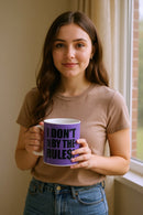 Little Miss Naughty Mug –Purple Ceramic Microwave & Dishwasher Safe Cup | Cute Gift