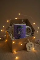 Little Miss Naughty Mug –Purple Ceramic Microwave & Dishwasher Safe Cup | Cute Gift