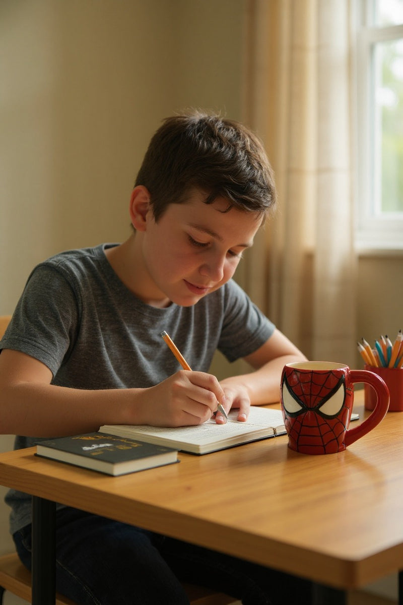 DC Spider-Man 3D Mug – Hand-Painted Ceramic Hero Cup Ideal Gift for Kids Boys Girls