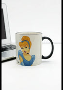 Disney Princess Cinderella Mug –Ceramic White & Black Coffee Cup | Ideal Gift