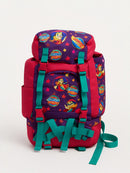 Cute Cartoon Backpack– Waterproof Large School Camping Bag- Pink & Purple Soft Yet Strong Fabric | Gift