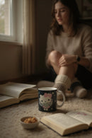 Hello Kitty Angel Mug – Cute Black Ceramic Coffee Cup- Great Gift for Drinkware &amp; Deco