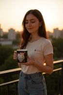 Hello Kitty Angel Mug – Cute Black Ceramic Coffee Cup- Great Gift for Drinkware &amp; Deco