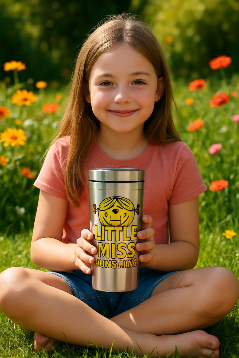 Little Miss Sunshine Travel Mug | Stainless Steel 12oz | Gift for Fans