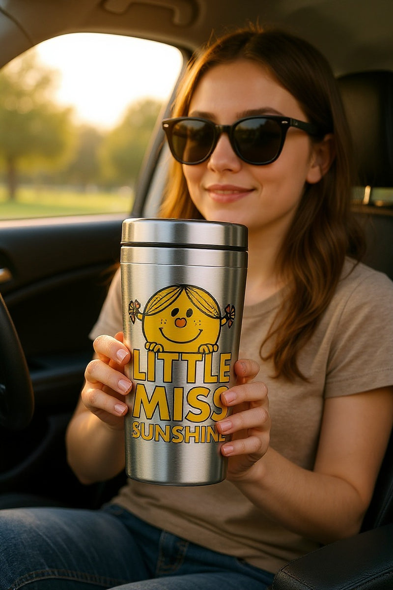 Little Miss Sunshine Travel Mug | Stainless Steel 12oz | Gift for Fans
