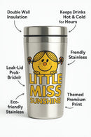 Little Miss Sunshine Travel Mug | Stainless Steel 12oz | Gift for Fans