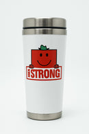 Mr. Strong Travel Mug | Stainless Steel 12oz | Gift for Fans