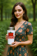 Mr. Strong Travel Mug | Stainless Steel 12oz | Gift for Fans