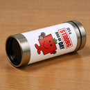 Mr. Strong Travel Mug | Stainless Steel 12oz | Gift for Fans