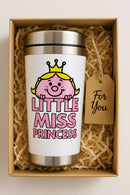 Little Miss Princess Travel Mug | Stainless Steel 12oz | Gift for Fans