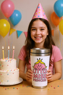 Little Miss Princess Travel Mug | Stainless Steel 12oz | Gift for Fans