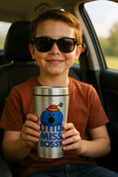 Little Miss Bossy Travel Mug | Stainless Steel 12oz | Gift for Fans