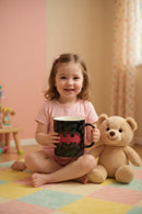 Batman Pink Black Logo Mug | Ceramic 15oz Dishwasher & Microwave Safe for Drinkware or Decor | Gift for Fans