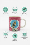Frozen Olaf Pink Theme Ceramic Mug | Ceramic 11oz | Gift for Kids