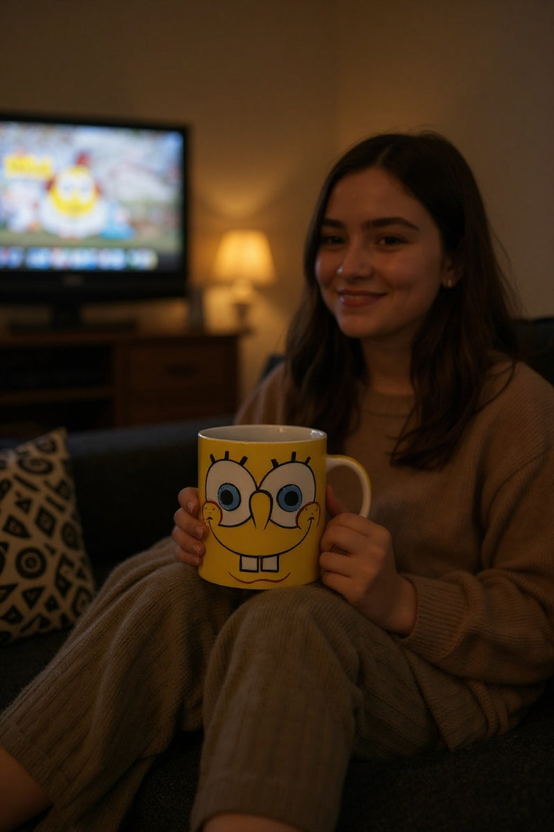 SpongeBob SquarePants Mug | Ceramic 11oz Dishwasher | Gift for Kids