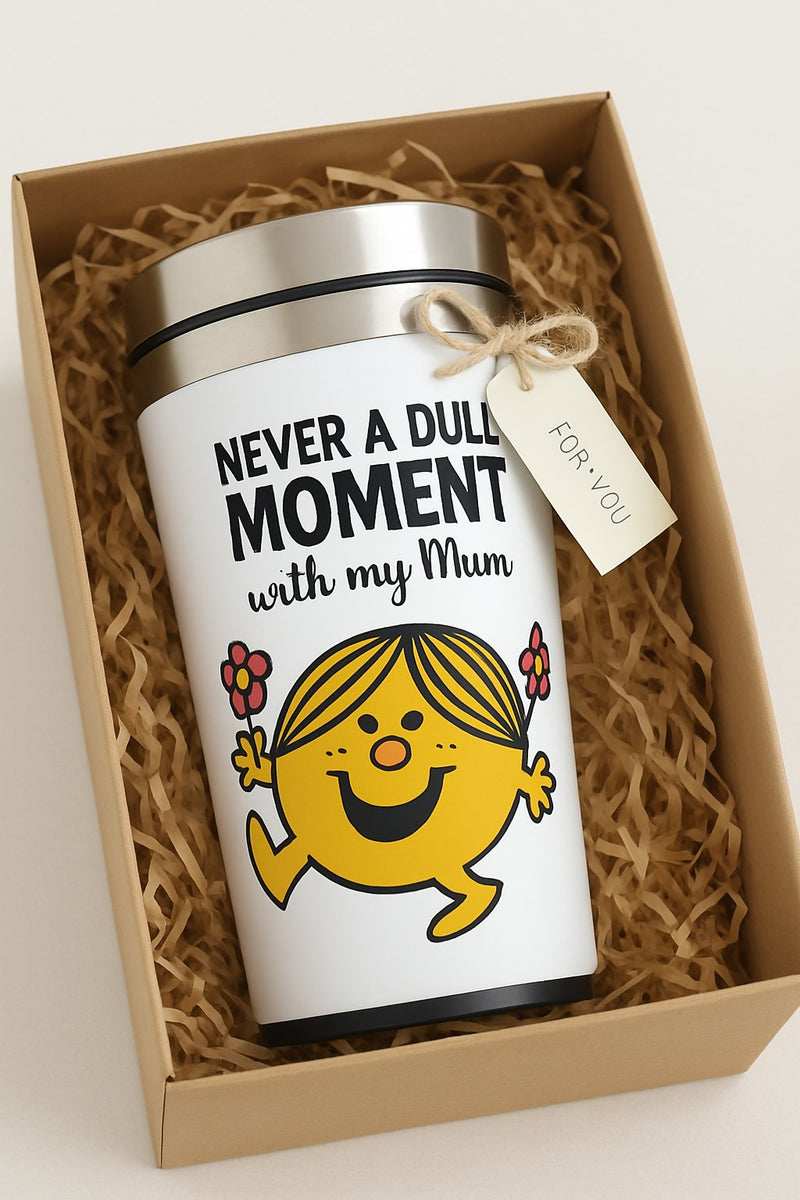 Little Miss Moment with Mom Travel Tumbler | Stainless Steel 12oz| Gift for Fans