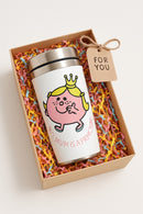 Little Miss My Mom is Princess Travel Tumbler | Stainless Steel 12oz | Gift for Fans