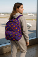 DC Batman Printed Logo in Purple Messenger Bag | 20L Polyester | Gift for DC Fans