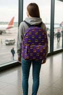 DC Batman Printed Logo in Purple Messenger Bag | 20L Polyester | Gift for DC Fans