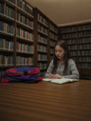 Girls School Backpack | Pink & Purple 18L Polyester with Laptop Sleeve | Gift for Students