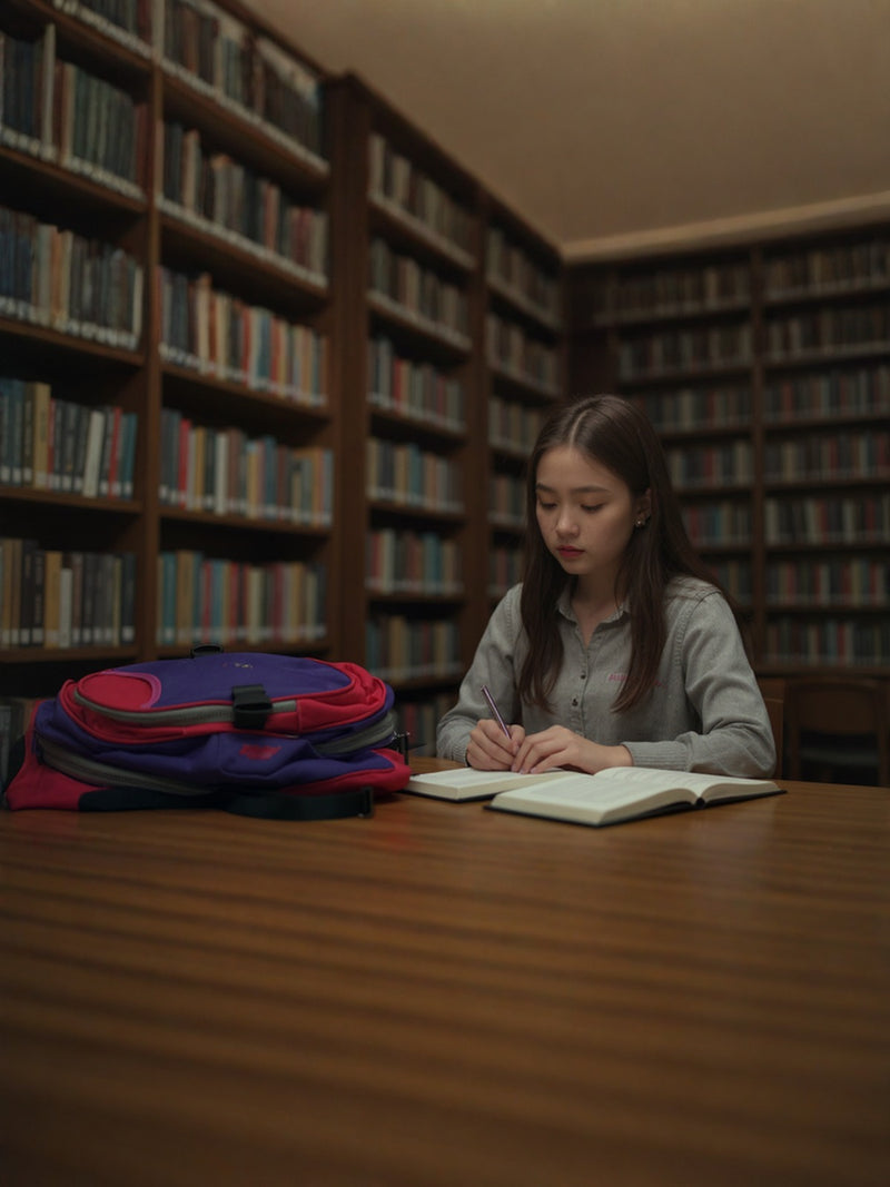 Girls School Backpack | Pink & Purple 18L Polyester with Laptop Sleeve | Gift for Students