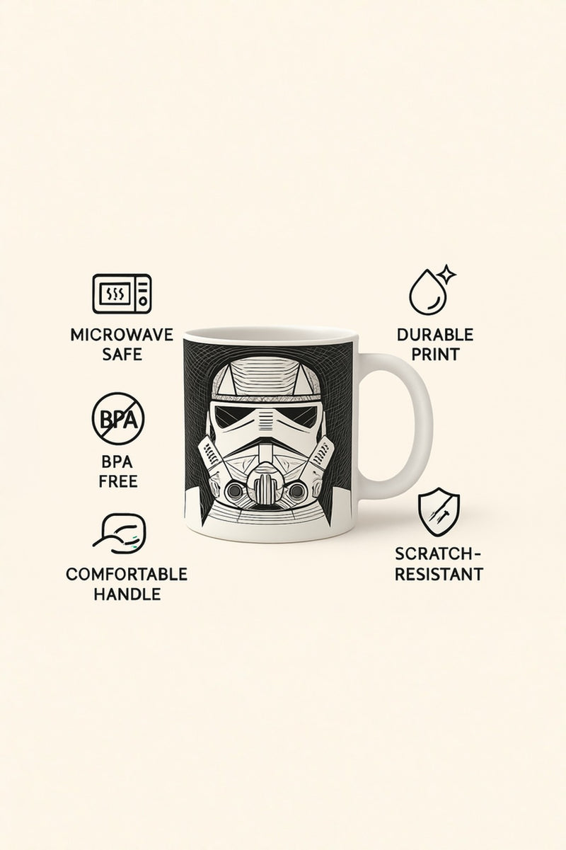 Star Wars Trooper Ceramic Mug | Gift for Fans