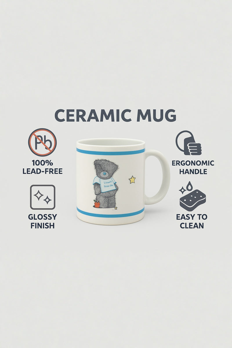 Star Teacher White Ceramic Mug | Gift for Educators