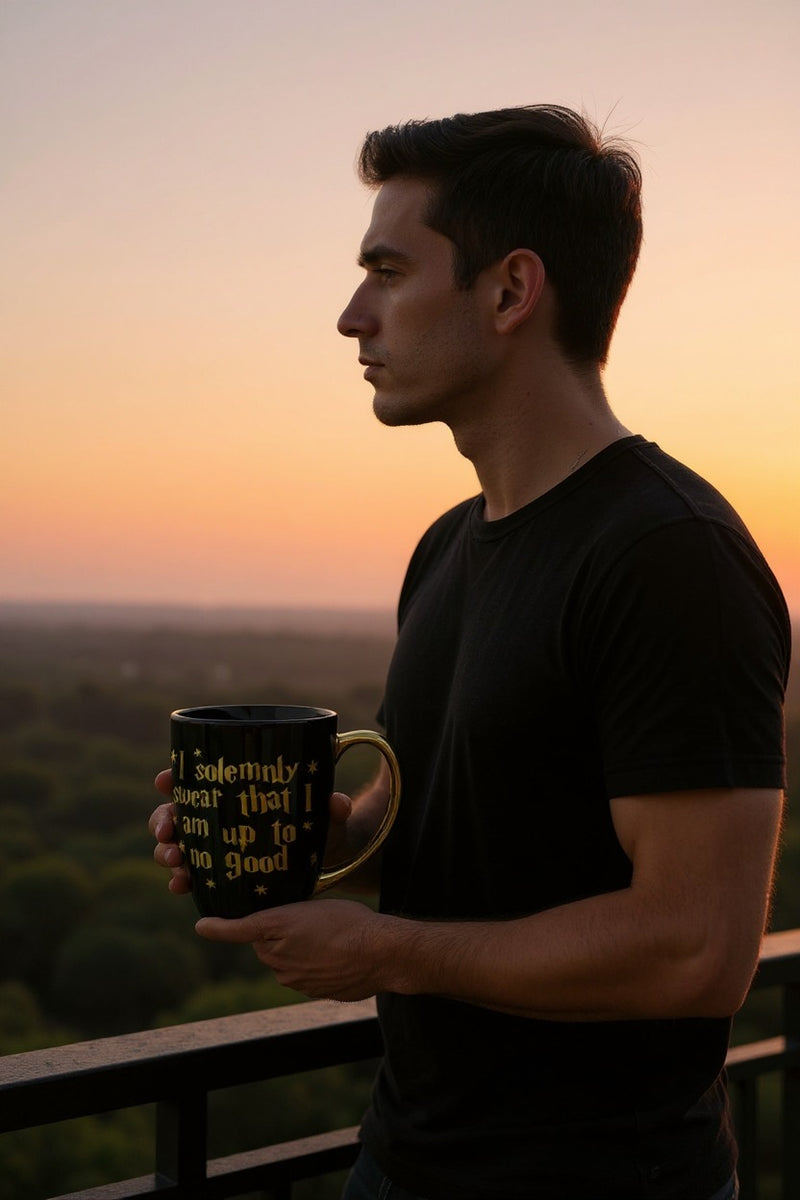 Harry Potter Phrase Ceramic Mug | "I Solemnly Swear That I'm Up to No Good" | Gift for Fans