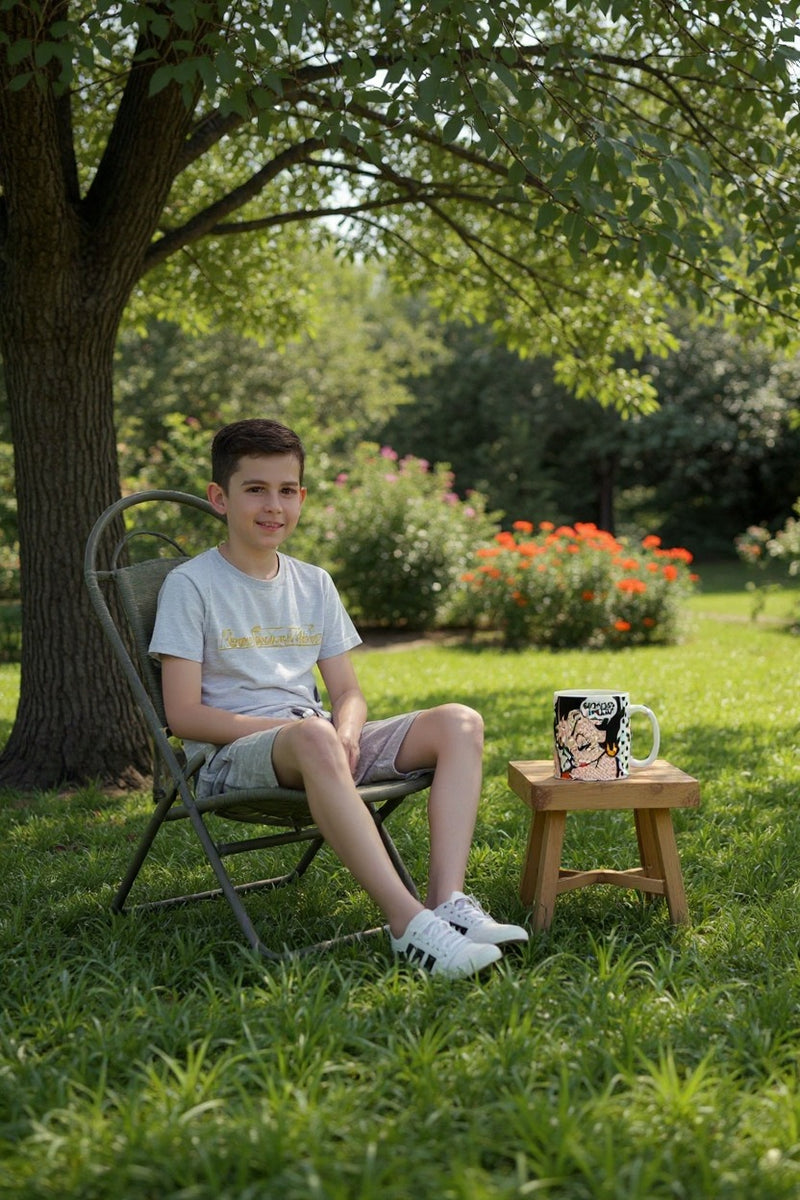 Betty Boop Polka Dot Ceramic Mug | Gift for Fans