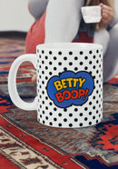Betty Boop Polka Dot Ceramic Mug | Gift for Fans