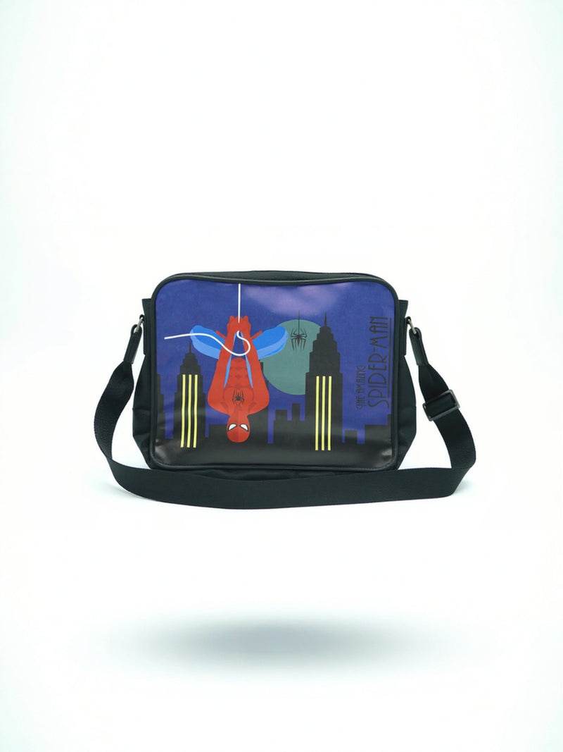 Spiderman Messenger Bag | 18L Polyester with Adjustable Strap | Gift for Marvel Fans