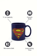 Superman Logo Ceramic Mug | Ceramic 11oz | Gift for Fans