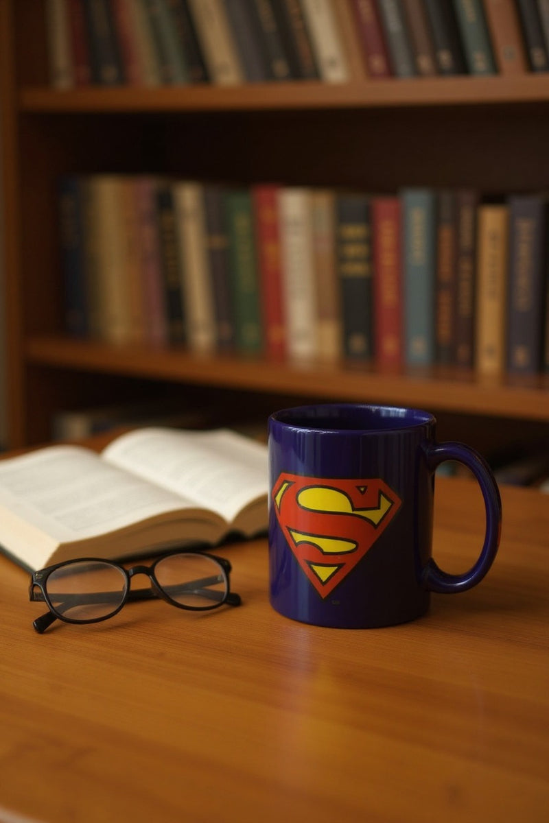 Superman Logo Ceramic Mug | Ceramic 11oz | Gift for Fans