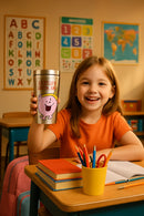 Little Miss Princess Travel Tumbler (Pink Stainless) | Stainless Steel 12oz | Gift for Fans
