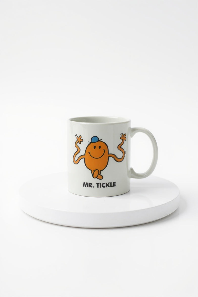 Mr. Tinkle Orange & White Ceramic Mug | Gift for Fans