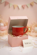Red Ceramic Mug | Gift for Everyday Use