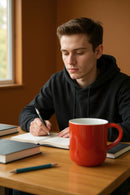 Red Ceramic Mug | Gift for Everyday Use