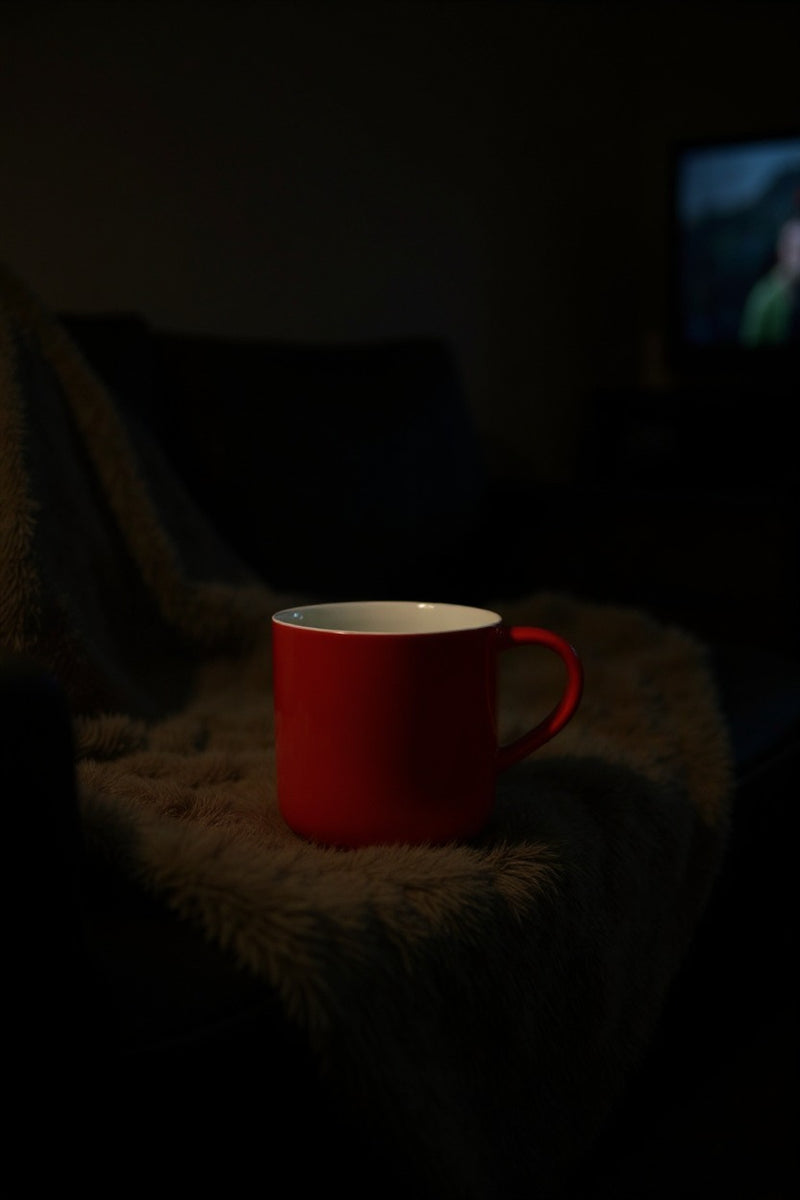 Red Ceramic Mug | Gift for Everyday Use