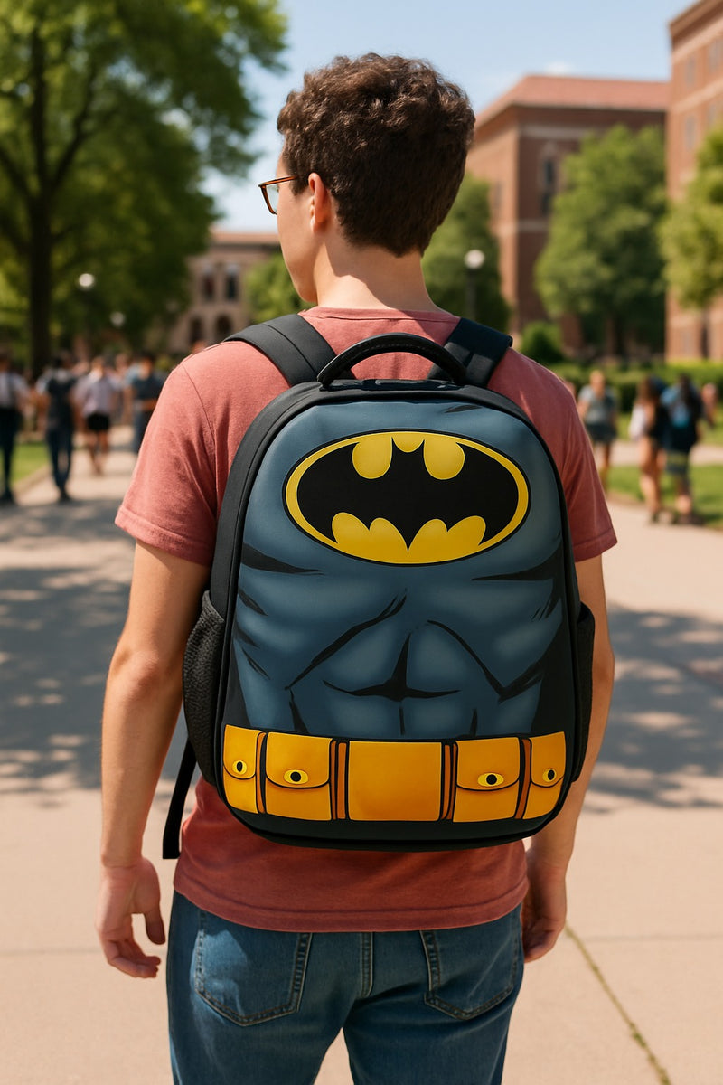 DC Batman Printed Backpack | Gift for DC Fans