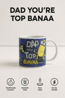Despicable Me Minion Ceramic Mug | "Dad You're On Top" | Gift for Fans