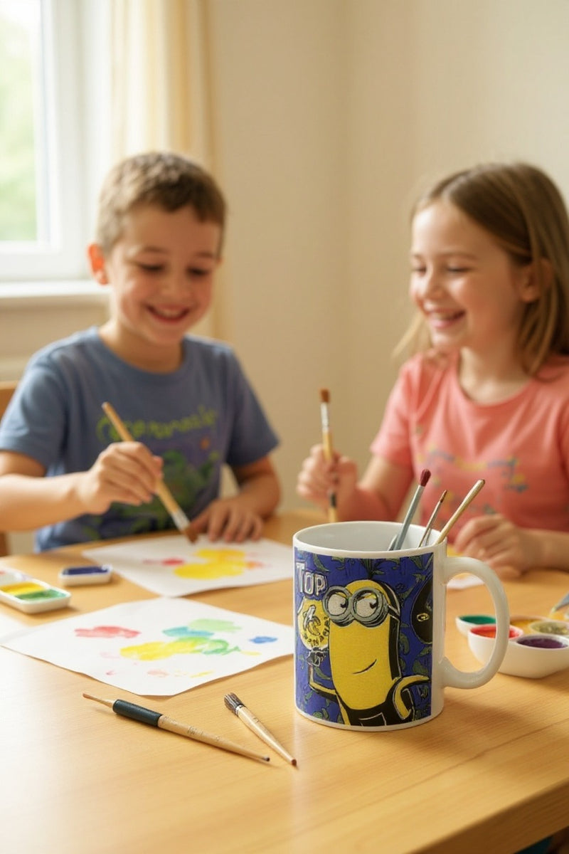 Despicable Me Minion Ceramic Mug | "Dad You're On Top" | Gift for Fans