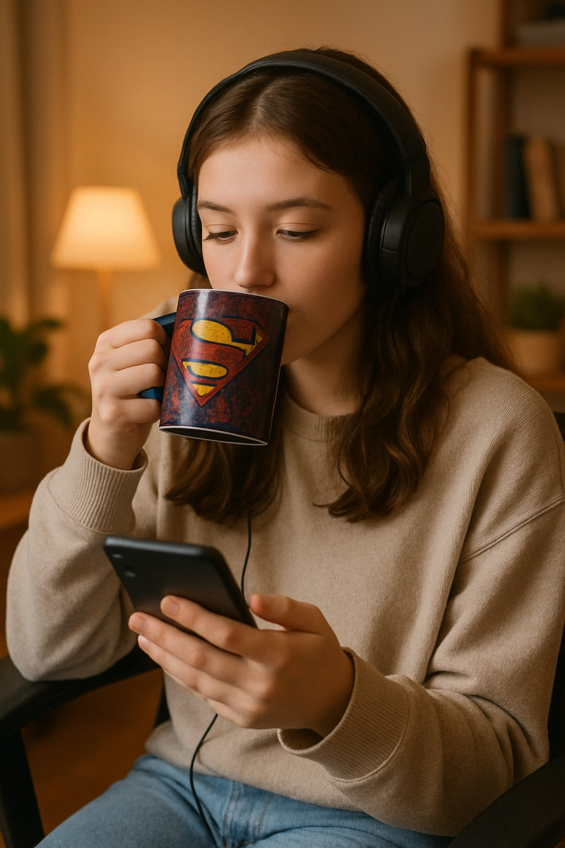 Superman Truth & Justice Ceramic Mug | Gift for Fans