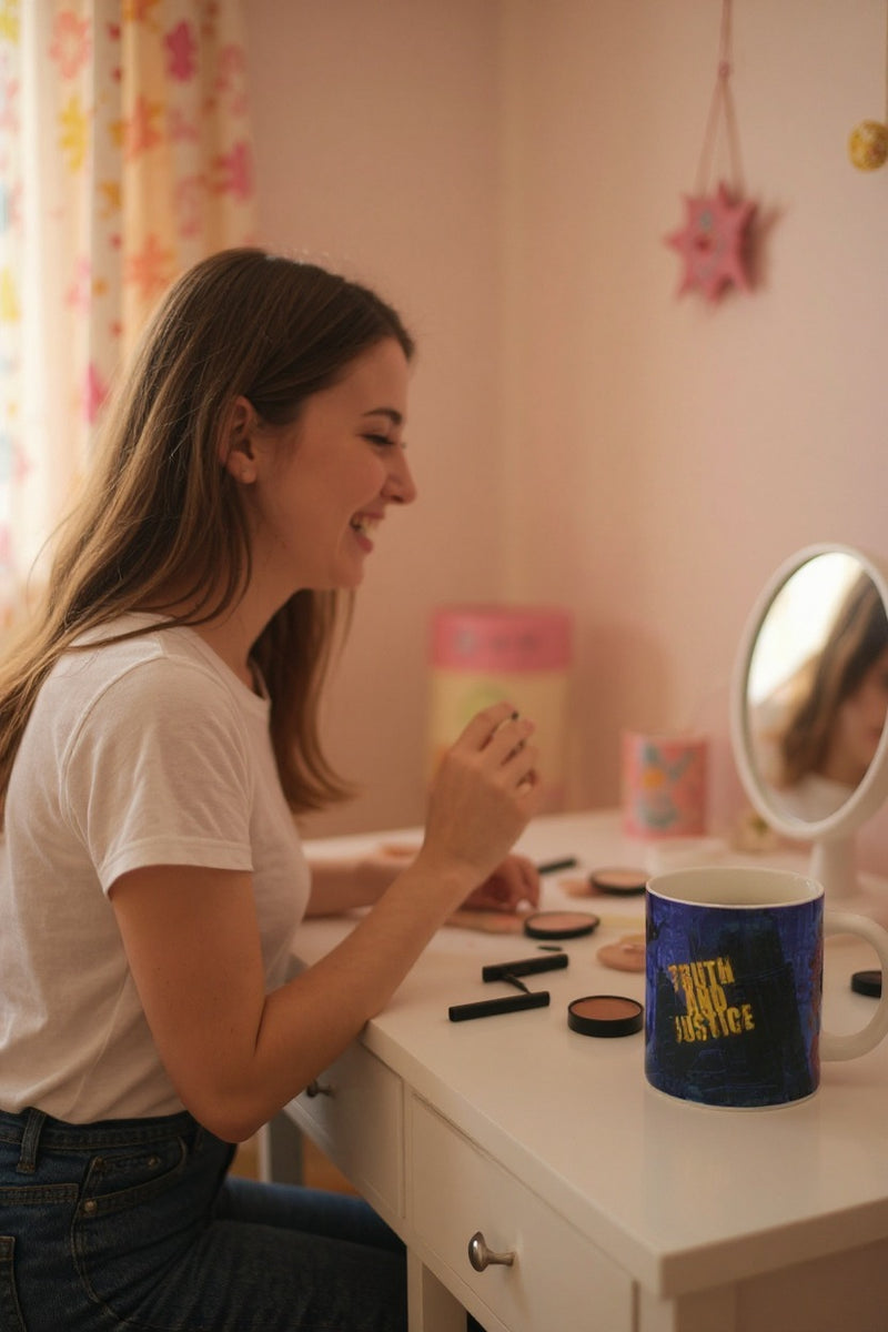 Superman Truth & Justice Ceramic Mug | Gift for Fans