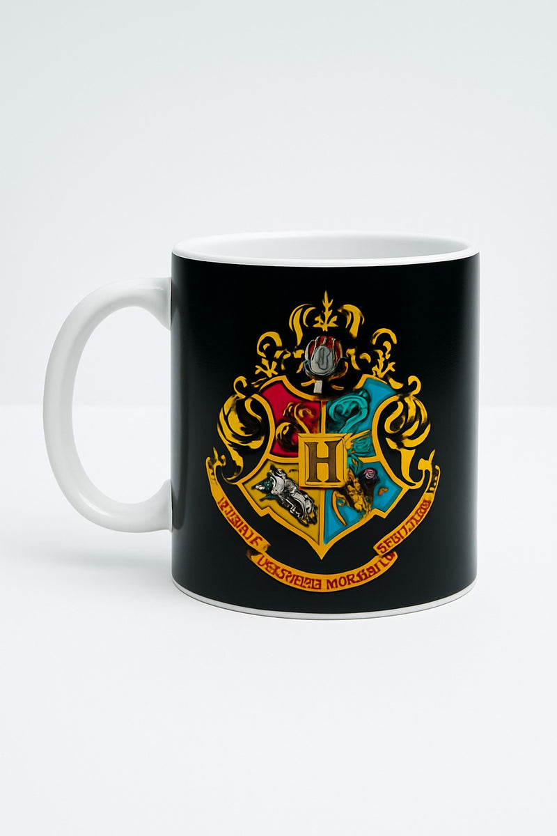 Harry Potter Hogwarts Black Ceramic Mug | Gift for Fans
