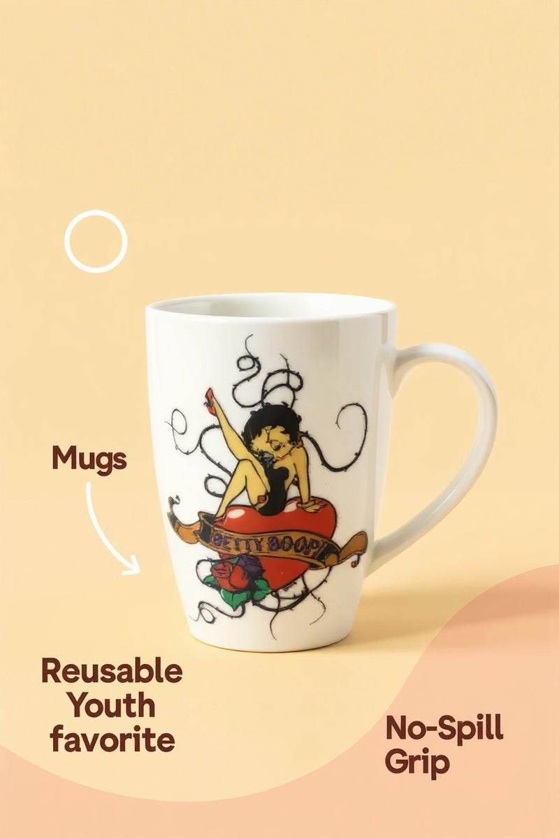 Betty Boop Ceramic Mug | Gift for Fans