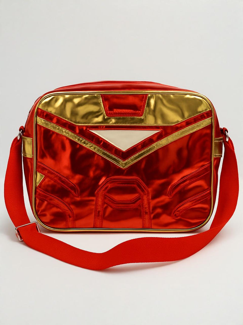 Marvel Iron Man Inspired Red and Gold Armor Shoulder Bag