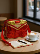 Marvel Iron Man Inspired Red and Gold Armor Shoulder Bag