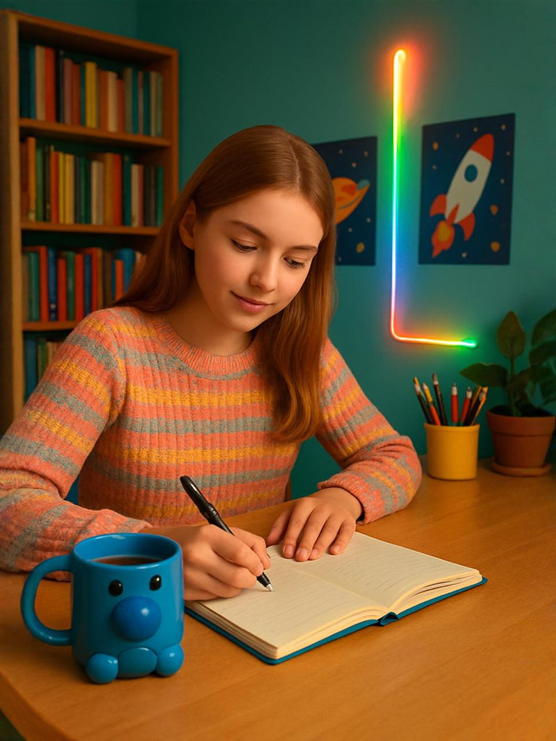 Mr. Bump 3D Blue Ceramic Mug | Gift for Mr. Men Fans