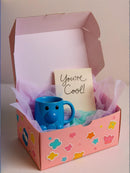 Mr. Bump 3D Blue Ceramic Mug | Gift for Mr. Men Fans